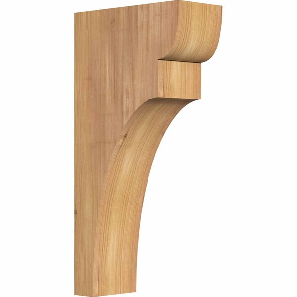 Ekena Millwork Yorktown Smooth Corbel, Western Red Cedar, 3 1/2"W x 8"D x 16"H COR04X08X16YOR00SWR - main